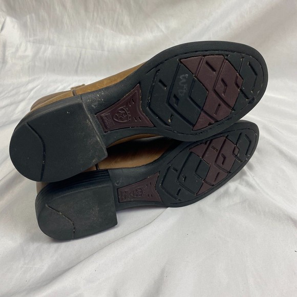 Ariat Heritage Womens Roper Boots Camel Brown Cowgirl Western Leather Size 8 B - Picture 6 of 10